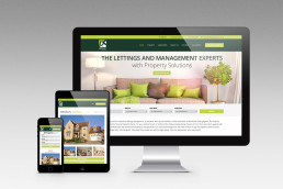 Property Solutions web design by Space Five Creative