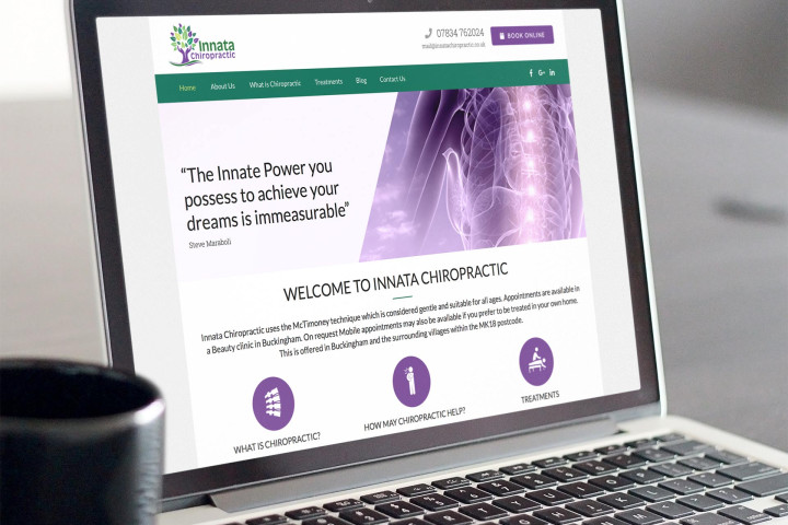 innata website visual