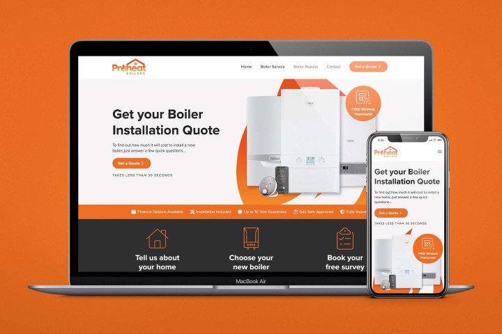 Proheat Boilers website